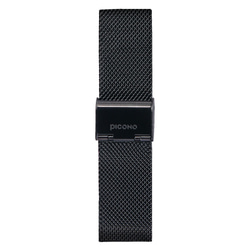 【PICONO】RGB 系列 輕薄黑色快拆式不鏽鋼網帶手錶 / RGB-6402 綠色 第5張的照片