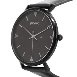 【PICONO】Amour 系列黑色真皮手錶對錶 / BU-8301 第6張的照片