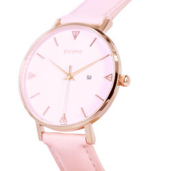 【PICONO】Amour 系列粉色真皮女錶手錶 / BU-8601 第6張的照片