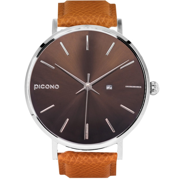 【PICONO】Cosmos metal dial leather strap watch / CO-9302 2枚目の画像