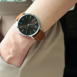 【PICONO】Cosmos metal dial leather strap watch / CO-9302 1枚目の画像