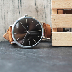 【PICONO】Cosmos metal dial leather strap watch / CO-9302 6枚目の画像