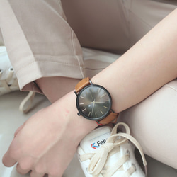 【PICONO】Cosmos metal dial leather strap watch / CO-9301 6枚目の画像