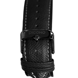 PICONO Siempre black leather strap couple watch / SI-11101 5枚目の画像