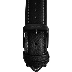 PICONO Siempre black leather strap couple watch / SI-11201 5枚目の画像