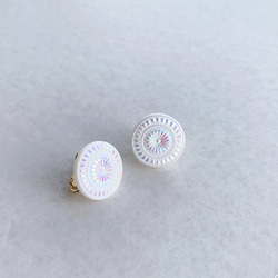 coco-rosette earrings 2枚目の画像