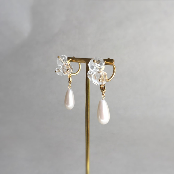 ice forest earrings - 1 5枚目の画像