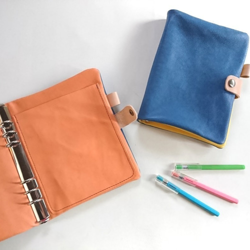 革・手帳/2穴バインダー/A4【選べるカラー】 Creema限定 レザー