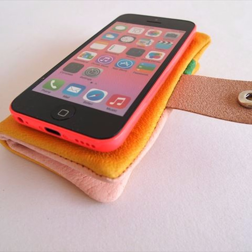 iphone SE】【iphone5】ぶた革やわらかスマホケース【レザー】1622001 