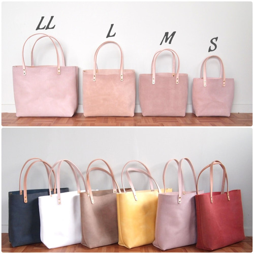 床革＊ﾄｰﾄﾊﾞｯｸﾞ【L】ﾅﾁｭﾗﾙ ＊A4がちょうど入るサイズ＊普段使いにお