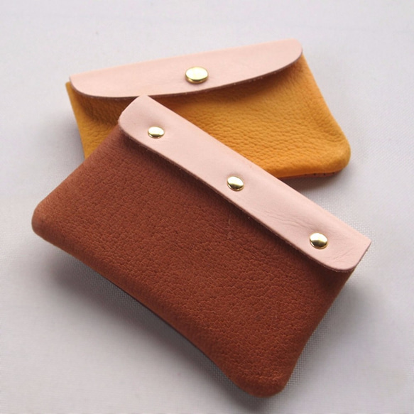 Lid Leather *Soft Card Case S [Standard Colors] 8 Colors *Pass C 第2張的照片