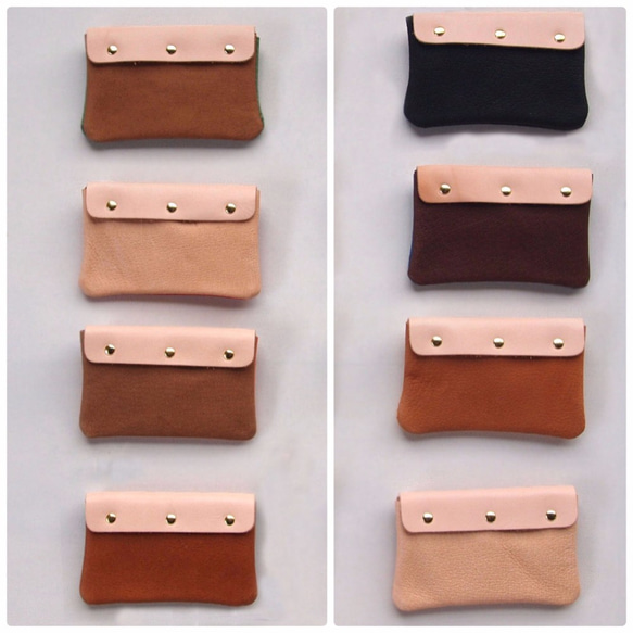 Lid Leather *Soft Card Case S [Standard Colors] 8 Colors *Pass C 第4張的照片