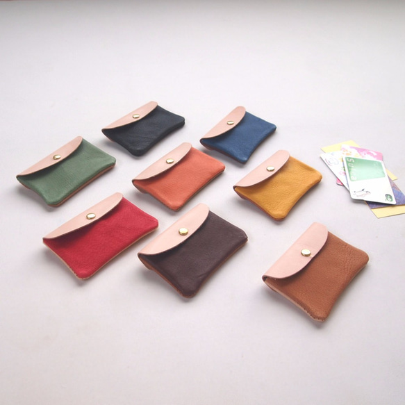 Lid Leather *Soft Card Case S [Standard Colors] 8 Colors *Pass C 第7張的照片