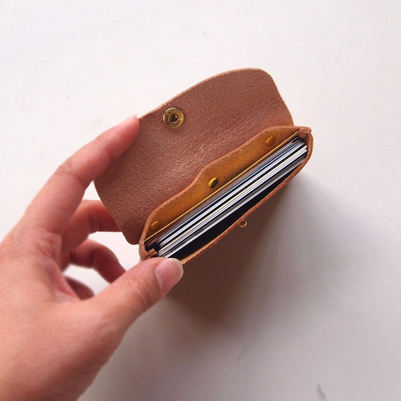 Lid Leather *Soft Card Case S [Standard Colors] 8 Colors *Pass C 第8張的照片