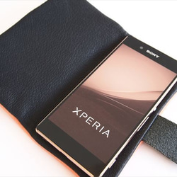 数量限定ハンドメイド2019【Xperia】豚革手帳型スマホカバー＊Creema限定セール1618007(24Dsale 3枚目の画像