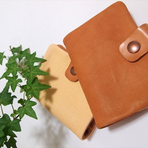 革 B7手帳/6穴バインダー【ナチュラルカラー】Creema限定 レザー