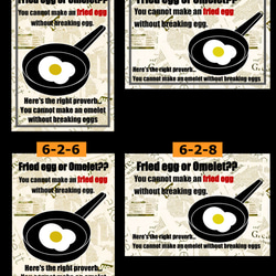 ポスター【fried egg（英字新聞））】 3枚目の画像