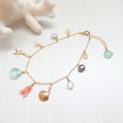 【受注生産】K14GF life of a mermaid bracelet 2枚目の画像