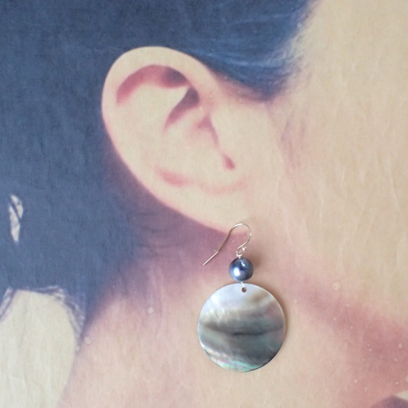 *銷售* K14GF大溪地珍珠和貝殼穿孔 第3張的照片