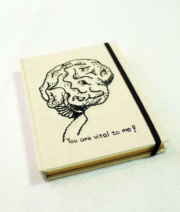 脳は重要である - 刺繍手紙 1枚目の画像