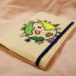 環遊世界-刺繡書衣#1 第1張的照片