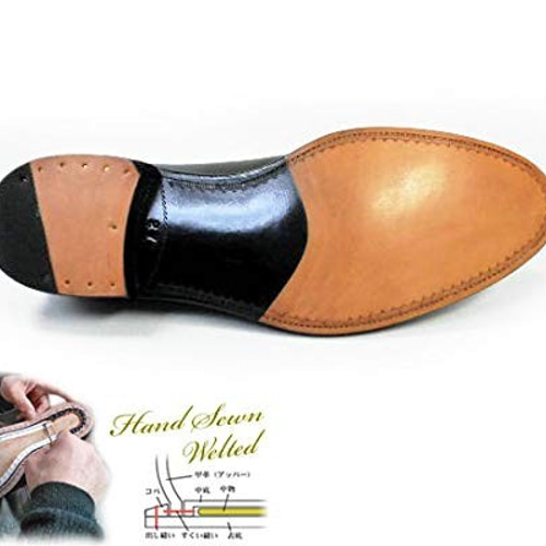 ハンドメイド　ハンドソーン製法　バリー　25cm with D PARASHOE（パラシュー）ハンドメイド（ハンドソーンウェルト製法