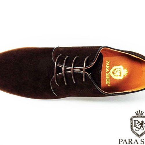 PARASHOE スエード プレーントゥ ビジネスカジュアル靴 濃茶 27.5cm