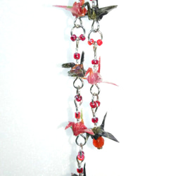 折鶴のイヤホンジャックを作りました。(#^.^#)とてもかわいいですよ♪ 2枚目の画像