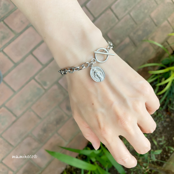 【美品】 Mixed Chain マンテル チェーンブレスレット ポール・スミス Mixed Chain マンテル チェーンブレスレット