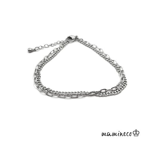 2連喜平チェーンブレスレットビンテージ好きに 極太喜平チェーンブレスレット ankoROCK(アンコロック) メンズ