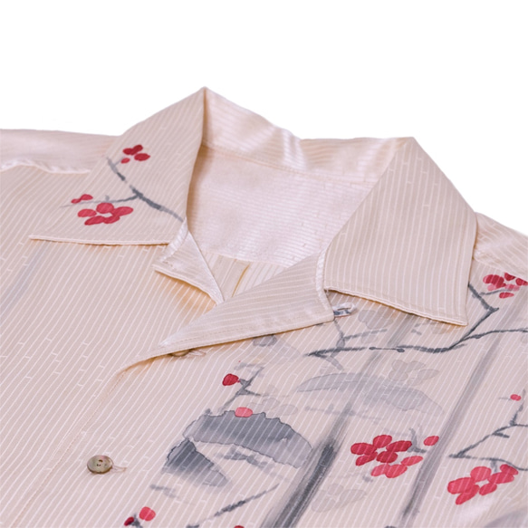 日本的“和服”夏威夷襯衫/ jpam410 第1張的照片