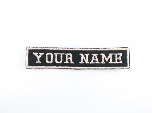 Embroidered Patch Custom Patch Name Patch 2枚目の画像