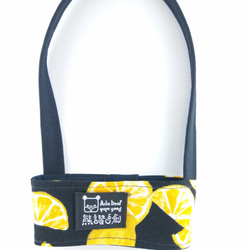 黑底藍檸檬-kate spade tumbler 手提袋 環保袋 飲料袋 20oz 第4張的照片