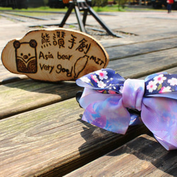 peony Floral  Bow Hair Accessories,  Twist Banana Clip,  Giv 4枚目の画像