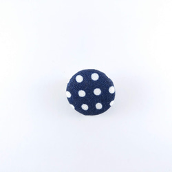 snow Brooch cloth button. Fabric Badge . Cloth Button Pack 1枚目の画像