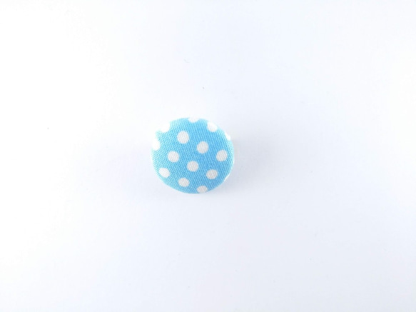 dot. cloth button. Fabric Badge . Cloth Button Pack  Button 2枚目の画像