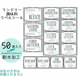 【送料無料】ラベルシール 調味料ランドリー2種　VANEPLANT　036N 1枚目の画像