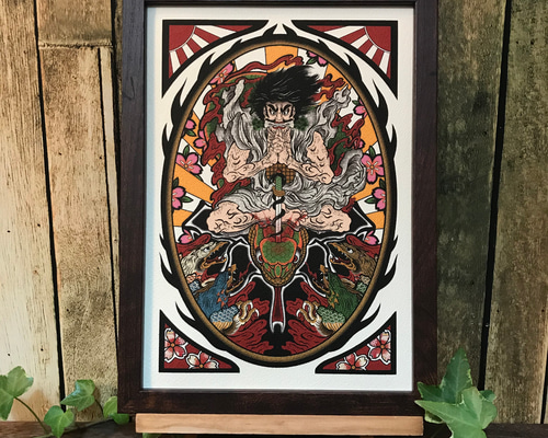 和の絵 トヨタ - NC-959トヨタセリカXX限定版画サイン額装作家平右ヱ門