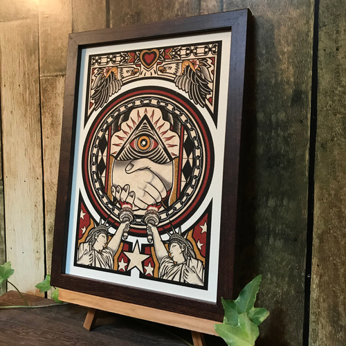 B5サイズ tattoo タトゥー プロビデンスの目 オリジナル