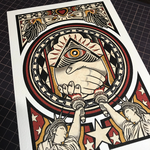 B5サイズ tattoo タトゥー プロビデンスの目 オリジナル B5サイズ tattoo タトゥー プロビデンスの目 オリジナル