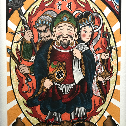 20万円です。神様の旗「オリジナルイラスト絵画」A4サイズ 20万円です。神様の旗「オリジナルイラスト絵画」A4サイズ