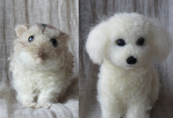 ポンポン トイプードル ハムスターのセット（N様ご依頼品） その他  