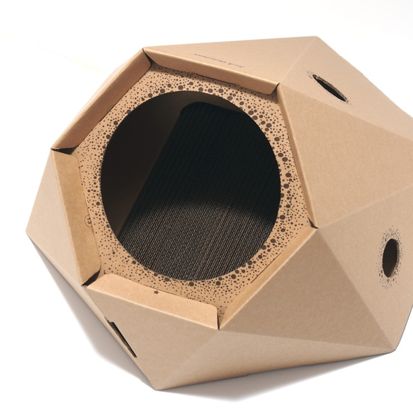 Barnacle 藤壺紙製貓家具貓屋【內附抓板／猫の爪とぎがあります】 第2張的照片