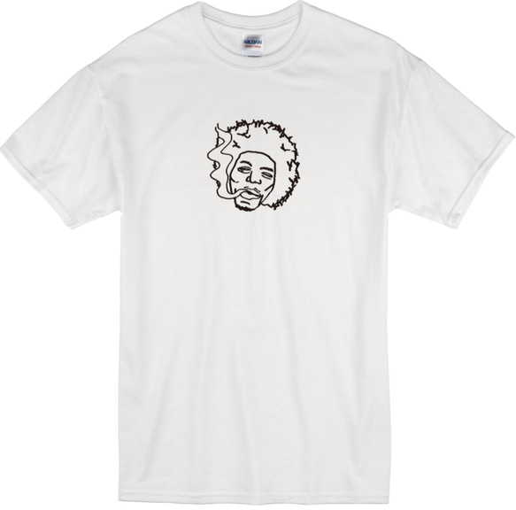 JIMI HENDRIX hand drawn 手繪 T shirt illustration Gildan 第1張的照片