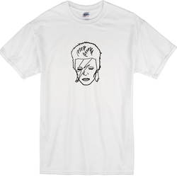 DAVID BOWIE hand drawn 手繪 T shirt illustration Gildan 第1張的照片