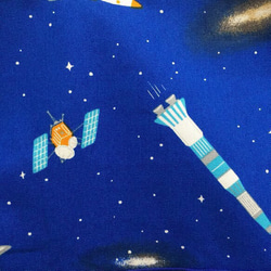 ロケット＆シャトルな宇宙 ブルー ピアニカケース 2枚目の画像
