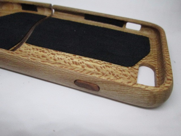 【送料無料】iphone6s/シカモアの木 ウッドケース　s5 6枚目の画像