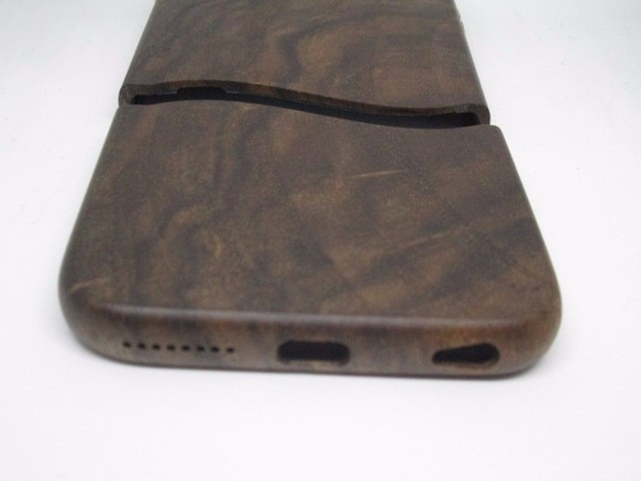 【送料無料】iphone6s+/くるみの木 ウッドケース　ｓ30 4枚目の画像