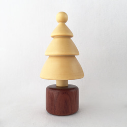 【再販】Ｃreema限定☆天然木（無垢材） のクリスマスツリーとスノーマン 3枚目の画像