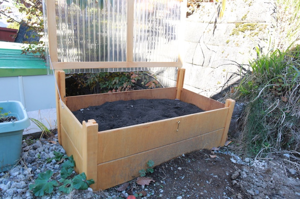 木製コンポスト｜底がないタイプ 家庭で作る自然の堆肥 生ごみを土に還す、エコアイテム 8枚目の画像